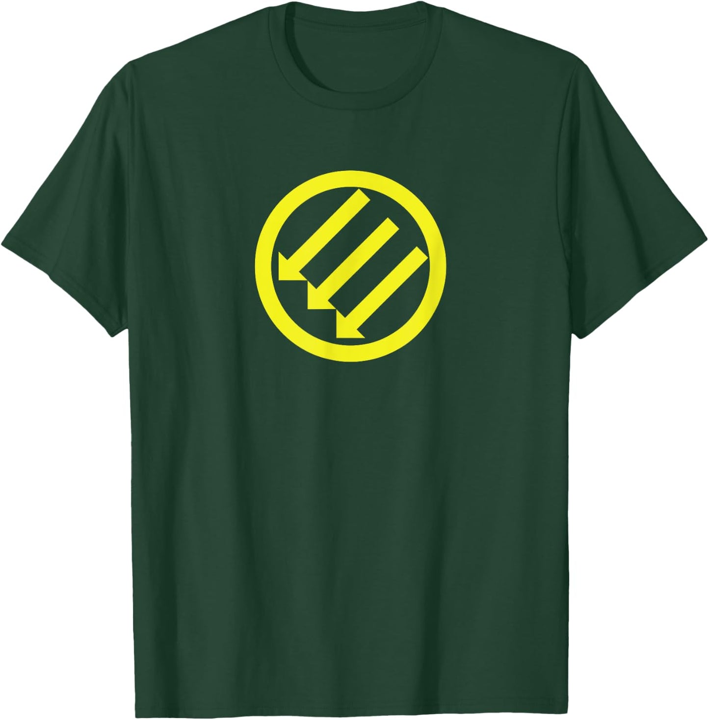 Yellow Three Arrows Iron Front T-Shirt - T-Shirt | Forest