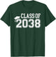 Pre-k Class of 2038 First Day School Grow with Me Graduation T-Shirt - T-Shirt | Forest
