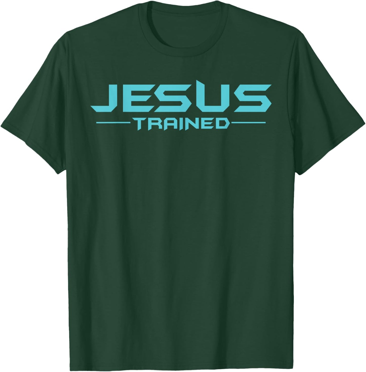 Jesus Trained Classic Wrestling Wrestler Wrestle, Christian2 T-Shirt - T-Shirt | Forest