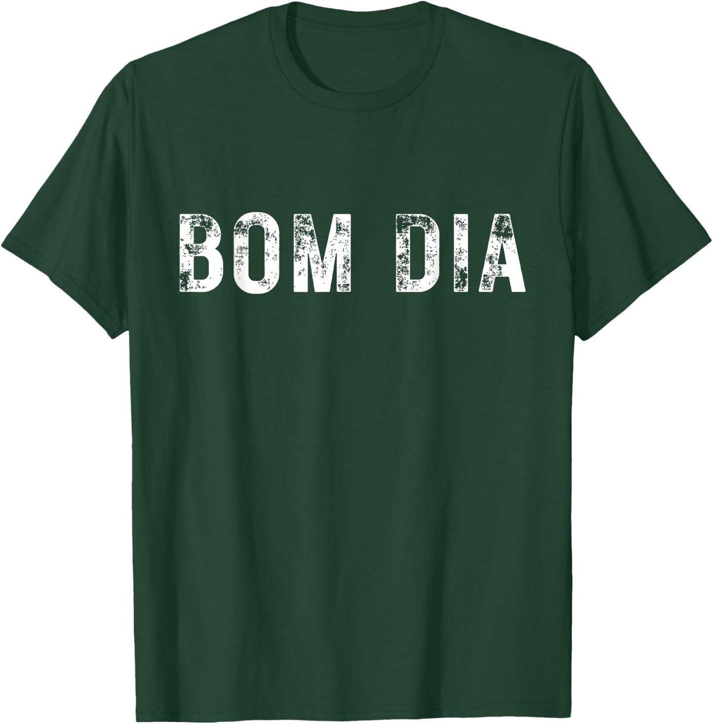 Bom Dia Vibes - Portuguese Good Morning Graphic T-Shirt - T-Shirt | Forest