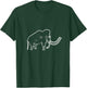 Cave art Mammoth Rouffignac T-Shirt - T-Shirt | Forest