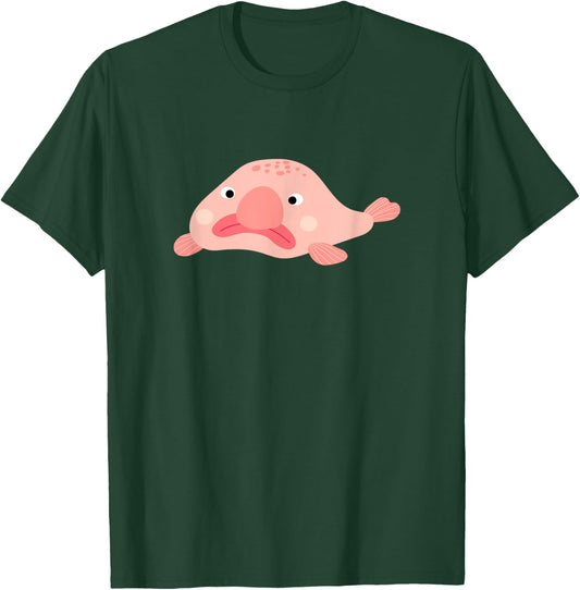 Funny Blobfish - Pink Blob Fish T-Shirt - T-Shirt | Forest