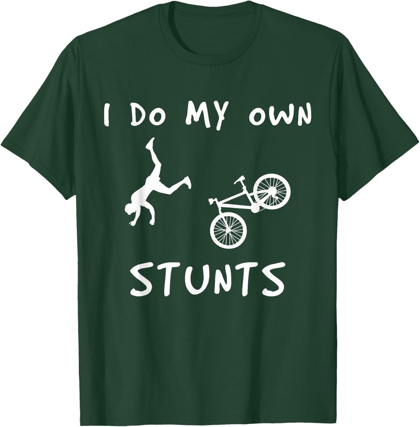 Bicycle Stunt Gift - Bicycle Stuntman T-Shirt - T-Shirt | Forest
