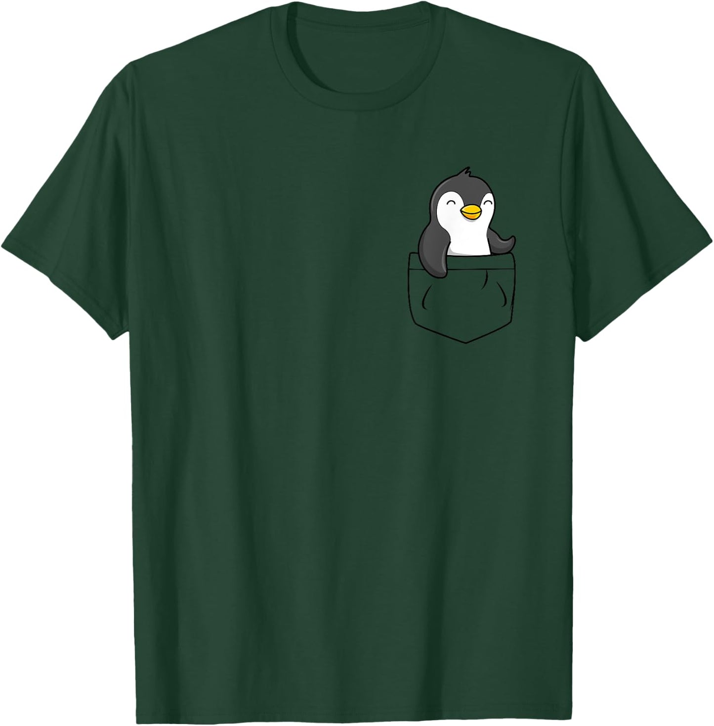 Penguin pocket - penguin T-Shirt - T-Shirt | Forest