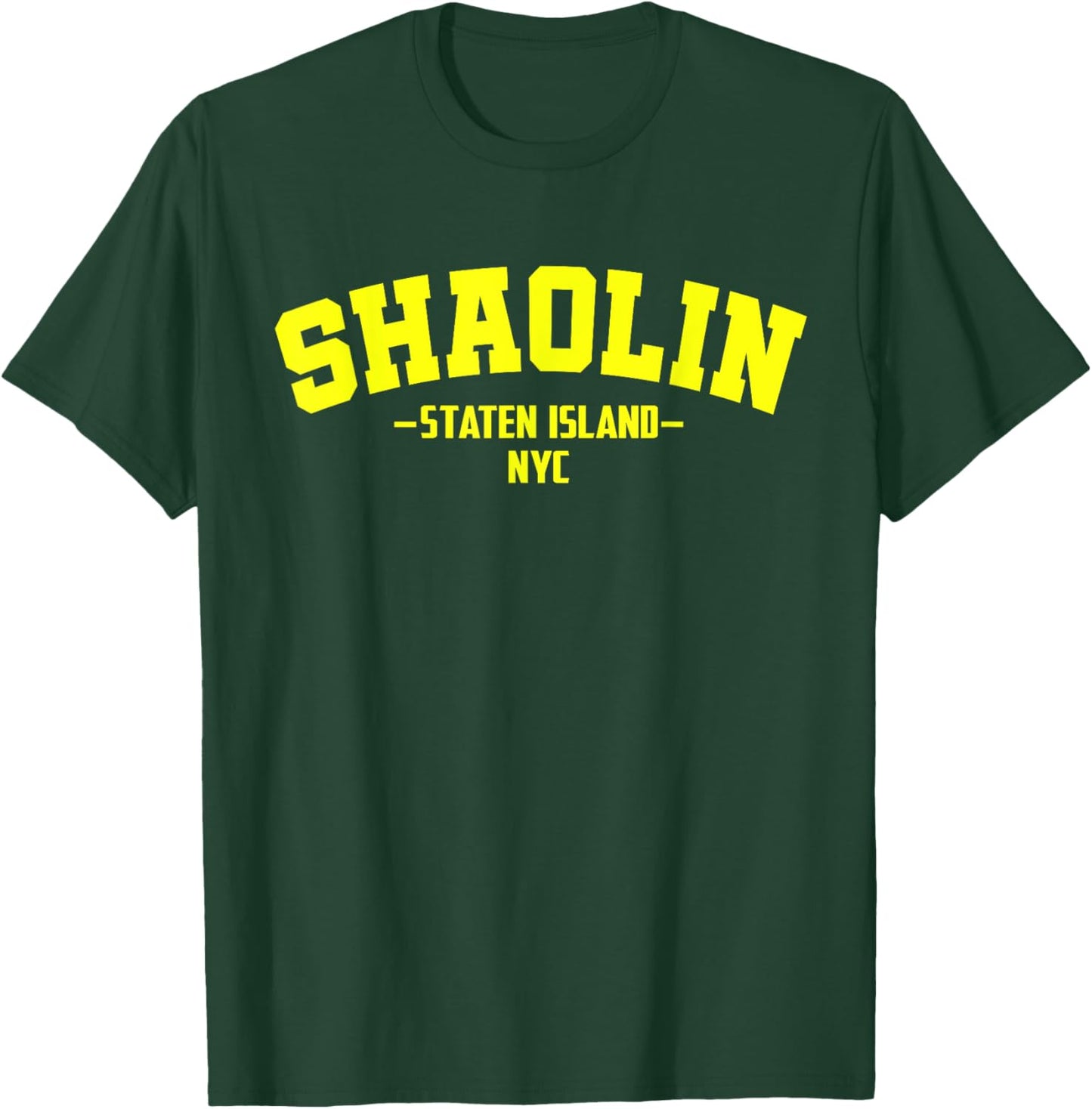 Shaolin Staten Island NYC Retro 90's Hip-Hop T-Shirt - T-Shirt | Forest