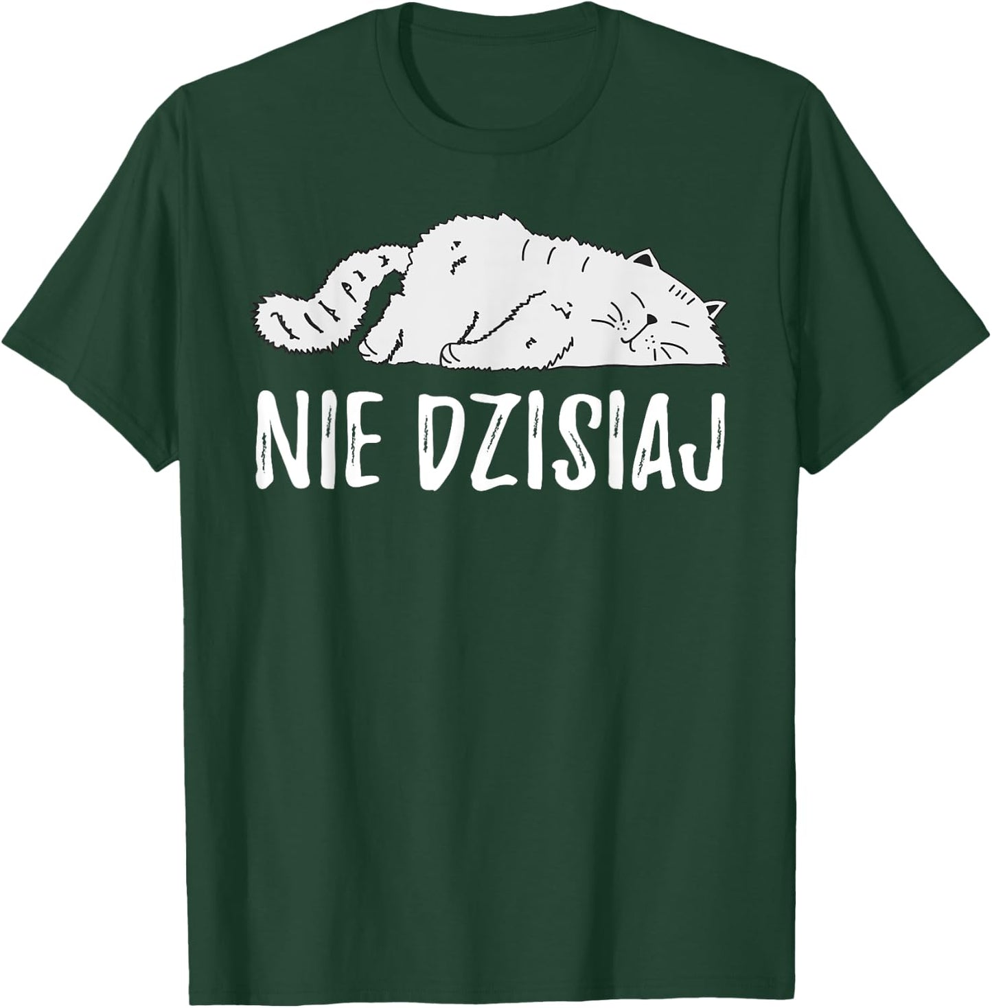 Funny Polish Cat Poland Polska T-Shirt - T-Shirt | Forest