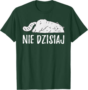 Funny Polish Cat Poland Polska T-Shirt - T-Shirt | Forest