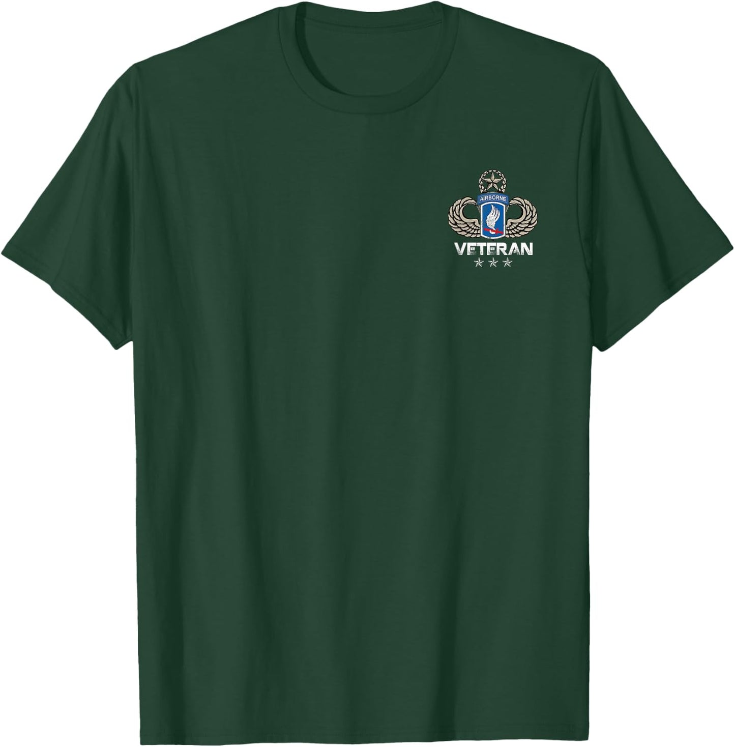 Proud 173rd Airborne Brigade Veteran - Airborne Paratrooper T-Shirt - T-Shirt | Forest
