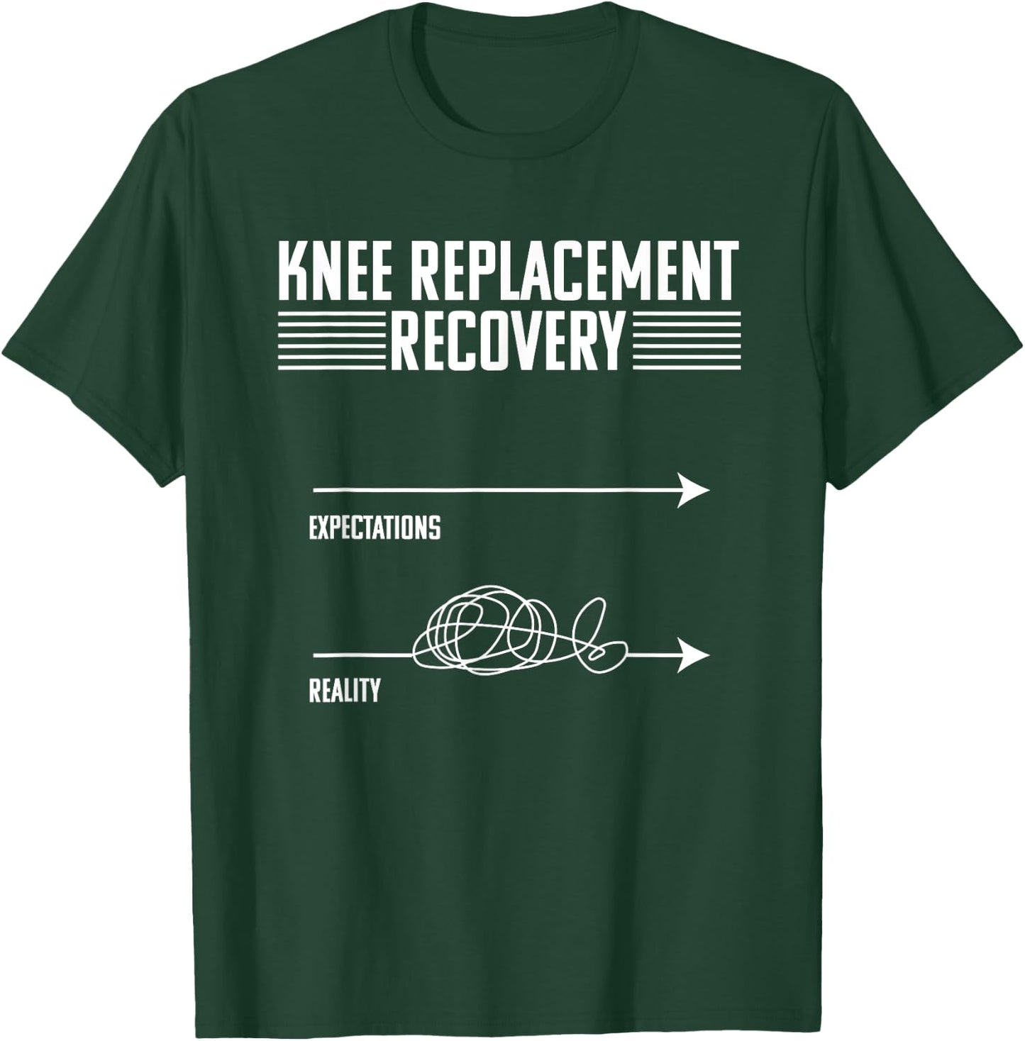 Knee Replacement Surgery Funny Joint Recovery Gag T-Shirt - T-Shirt | Forest