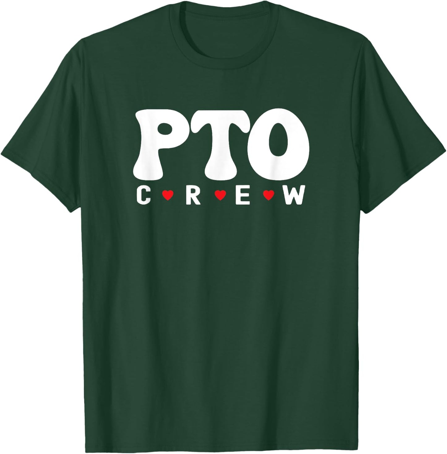 PTO Crew Parent Teacher Squad Group Volunteer Staff Matching T-Shirt - T-Shirt | Forest