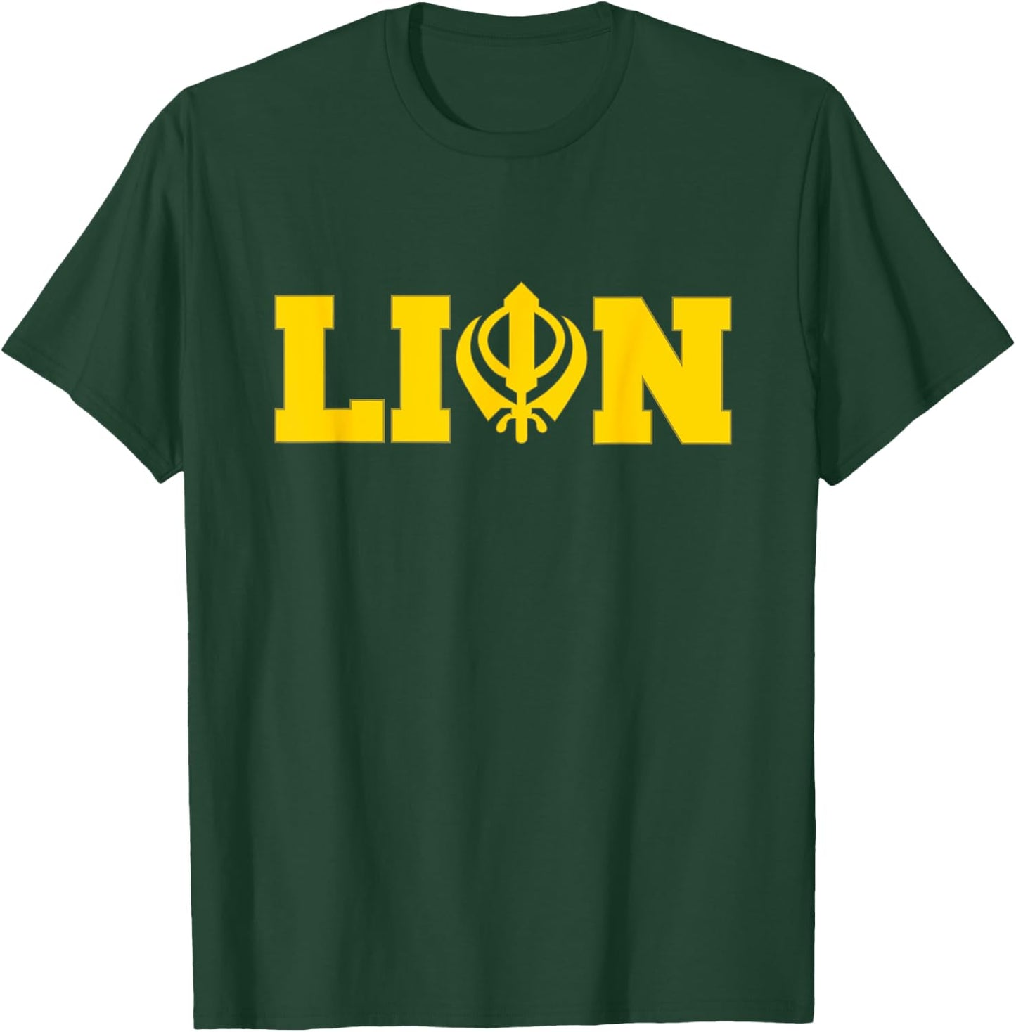 Punjabi Lion Khanda Sikh Singh T-Shirt - T-Shirt | Forest