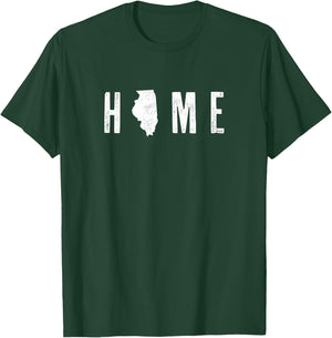 Illinois Home T-Shirt - T-Shirt | Forest