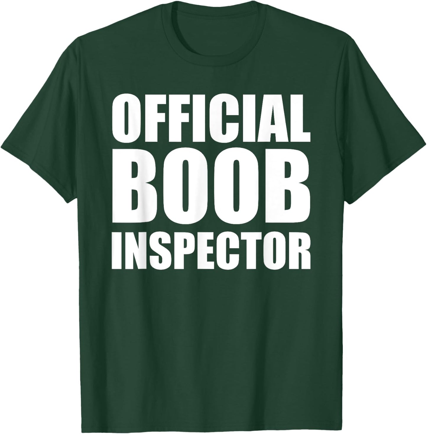 Boob Inspector Halloween Costume Gift Boobs 31st October T-Shirt - T-Shirt | Forest