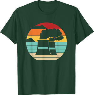 Retro Nuclear Power Plant Energy Uranium Nuclear Engineer T-Shirt - T-Shirt | Forest
