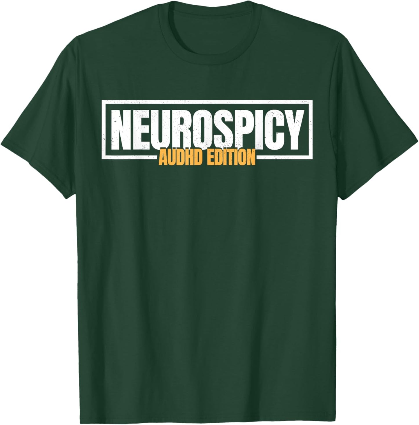 AuDHD Awareness, ADHD & Autism Awareness, Neurospicy T-Shirt - T-Shirt | Forest