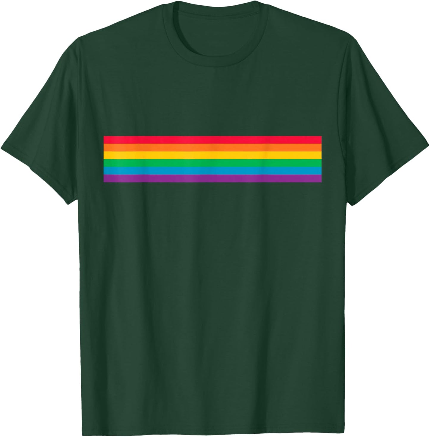 Rainbow Stripe T-Shirt - T-Shirt | Forest