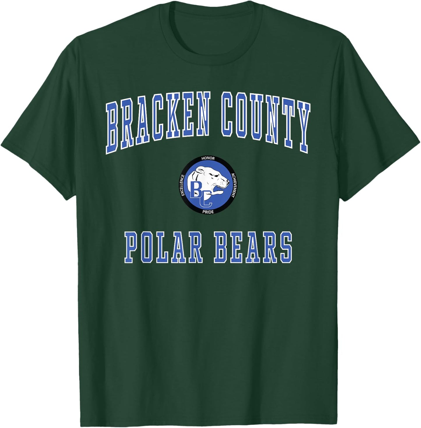 Bracken County High School Polar Bears T-Shirt - T-Shirt | Forest