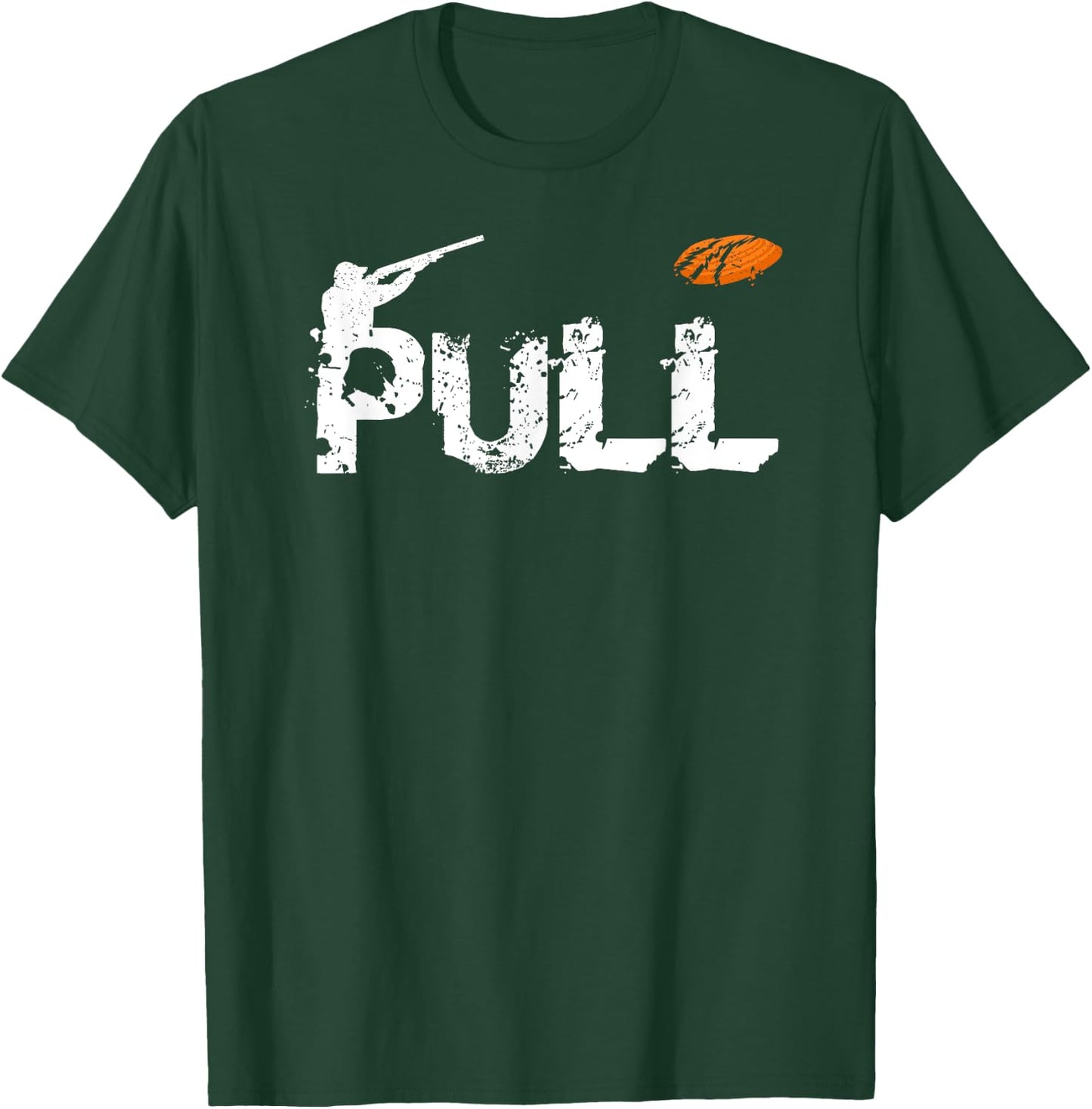 Clay Skeet pigeon shooting Pull clay Bird hunter sports T-Shirt - T-Shirt | Forest