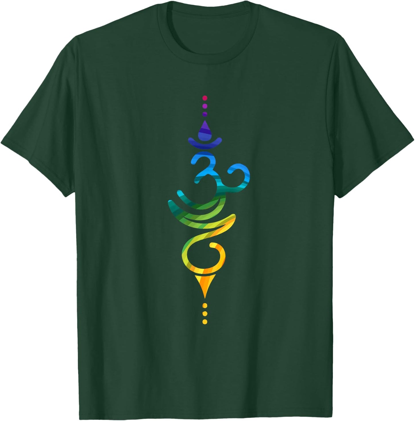 Breathe Symbol Chakra Mindfulness Hinduism Breathing Apparel T-Shirt - T-Shirt | Forest