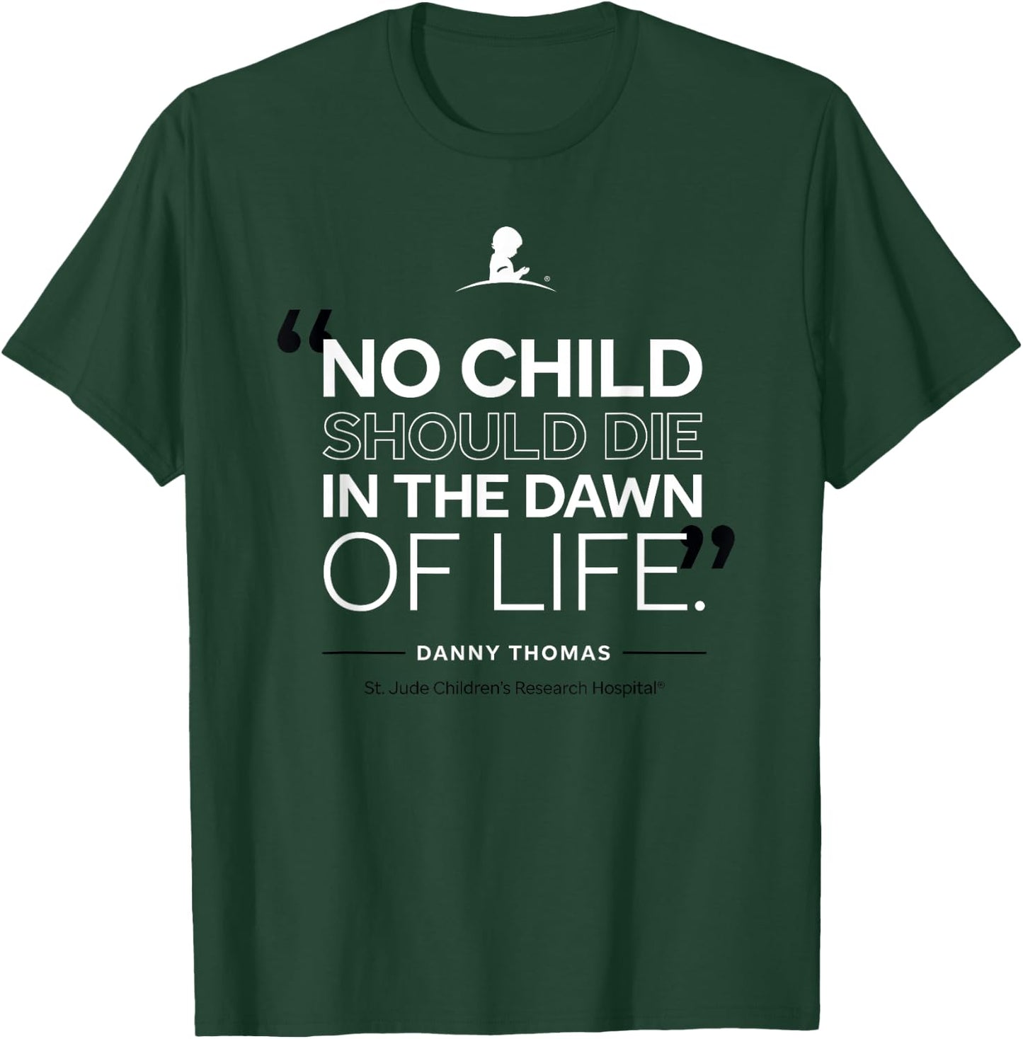 St. Jude "No Child Should Die in the Dawn of Life" Red T-Shirt - T-Shirt | Forest