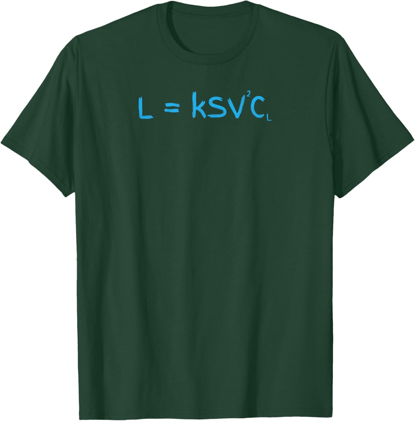 Wright Brothers LIFT EQUATION Kitty Hawk T-Shirt - T-Shirt | Forest