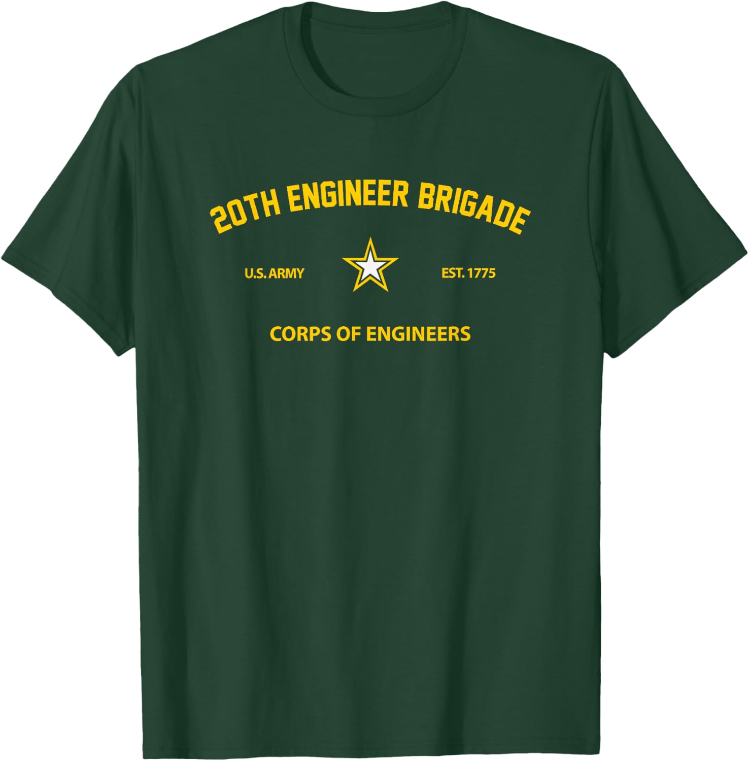 US Army 20th Engineer Brigade T-Shirt - T-Shirt | Forest