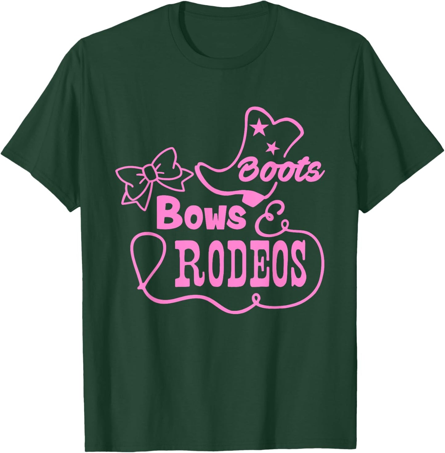 Cute Rodeo Shirt Girls Western Princess Cowgirl T-Shirt - T-Shirt | Forest