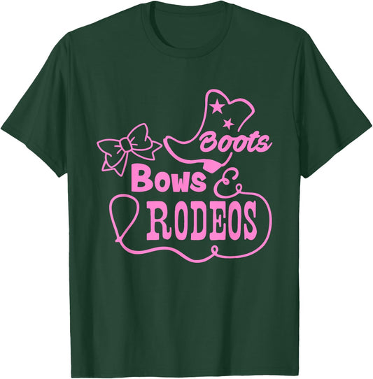 Cute Rodeo Shirt Girls Western Princess Cowgirl T-Shirt - T-Shirt | Forest