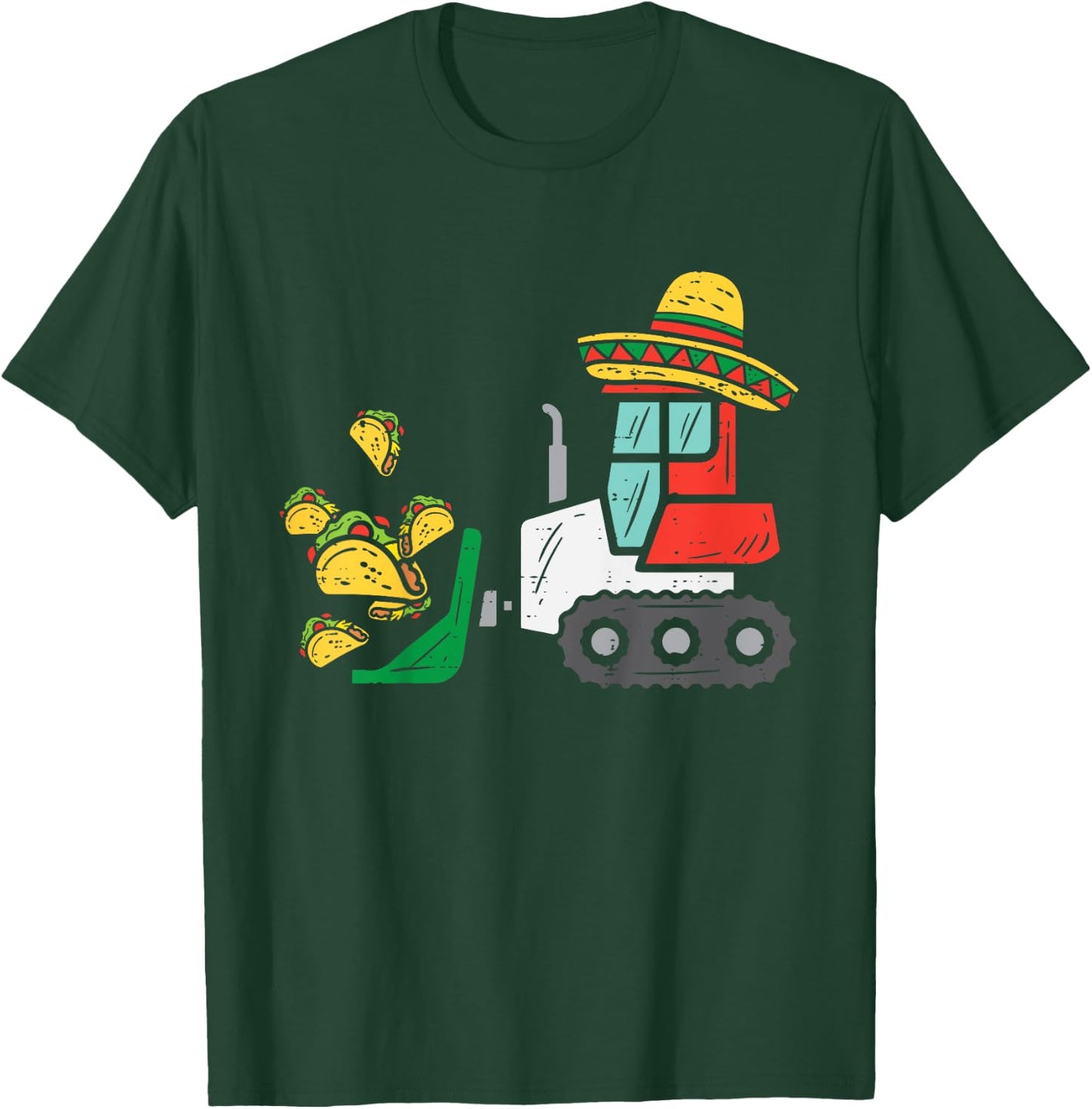 Kids Loads Of Tacos Bulldozer Cinco De Mayo Kid Baby Boys Toddler T-Shirt - T-Shirt | Forest