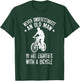 Never Underestimate Old Man In His Eighties With A Bicycle T-Shirt - T-Shirt | Forest
