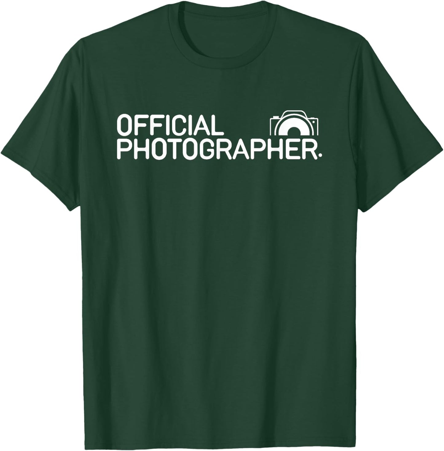 Official Photographer Event Photography Gift T-Shirt - T-Shirt | Forest