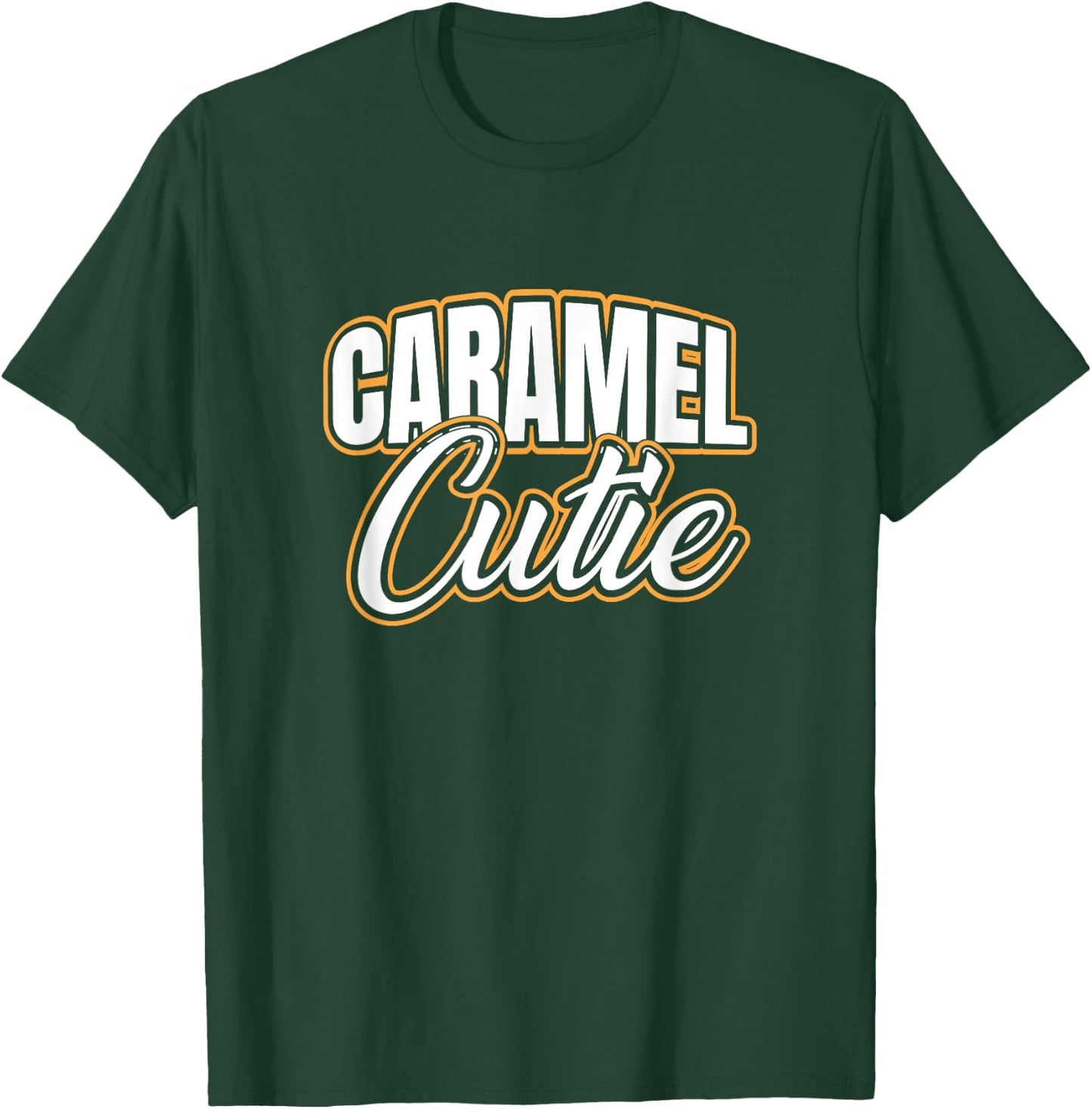 Caramel Cutie Curly Coily Curvy Caramel Cute Natural Hair T-Shirt - T-Shirt | Forest