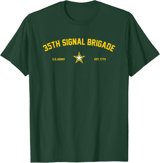 US Army 35th Signal Brigade T-Shirt - T-Shirt | Forest