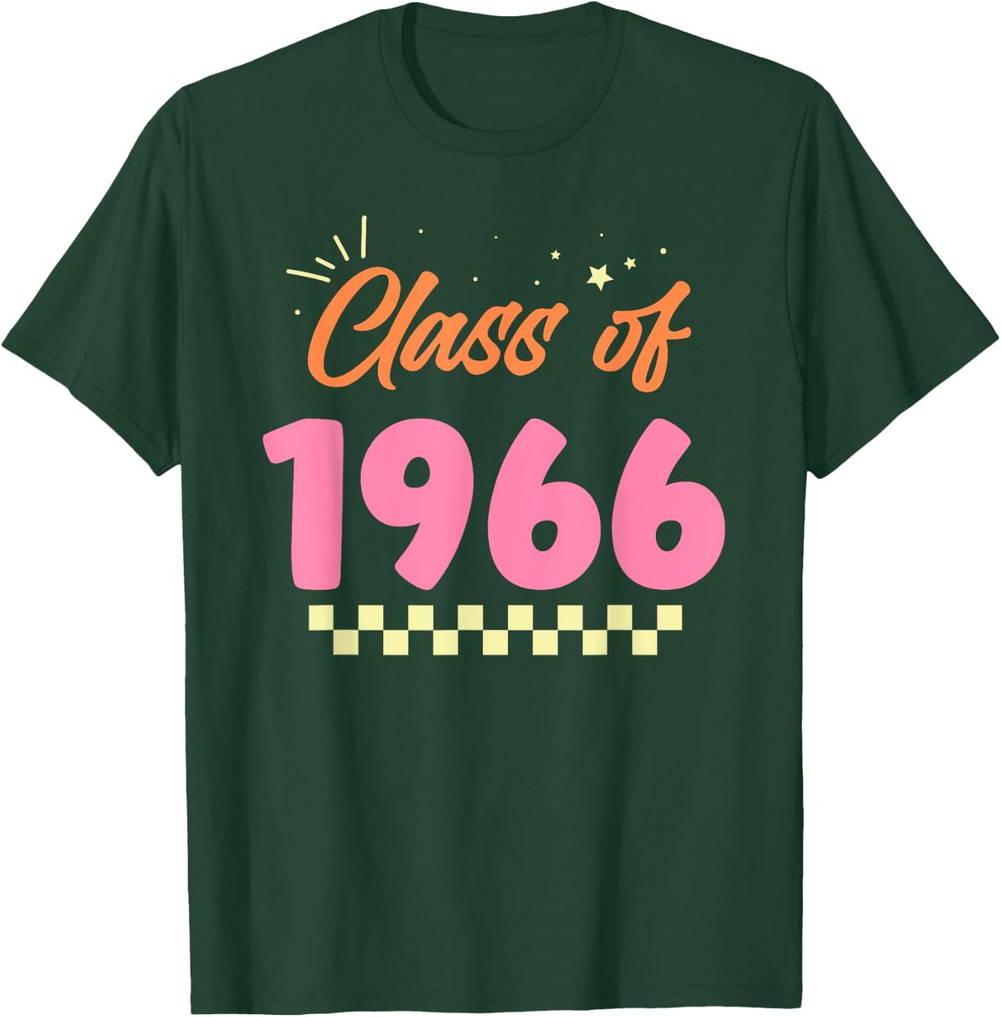 Class Of 1966 School Graduation Meetup Reunion T-Shirt - T-Shirt | Forest