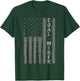 Distressed American Flag Coal Miner Mining Proud Men Gifts T-Shirt - T-Shirt | Forest