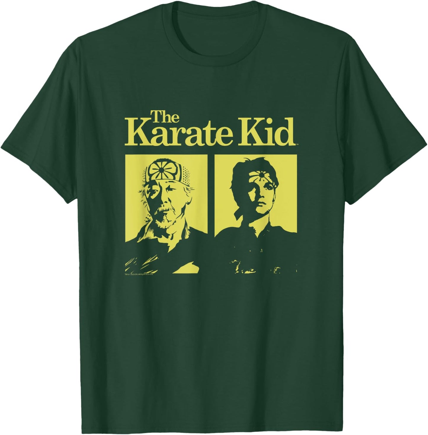 The Karate Kid Sensei and Student Vintage Photo Movie T-Shirt - T-Shirt | Forest