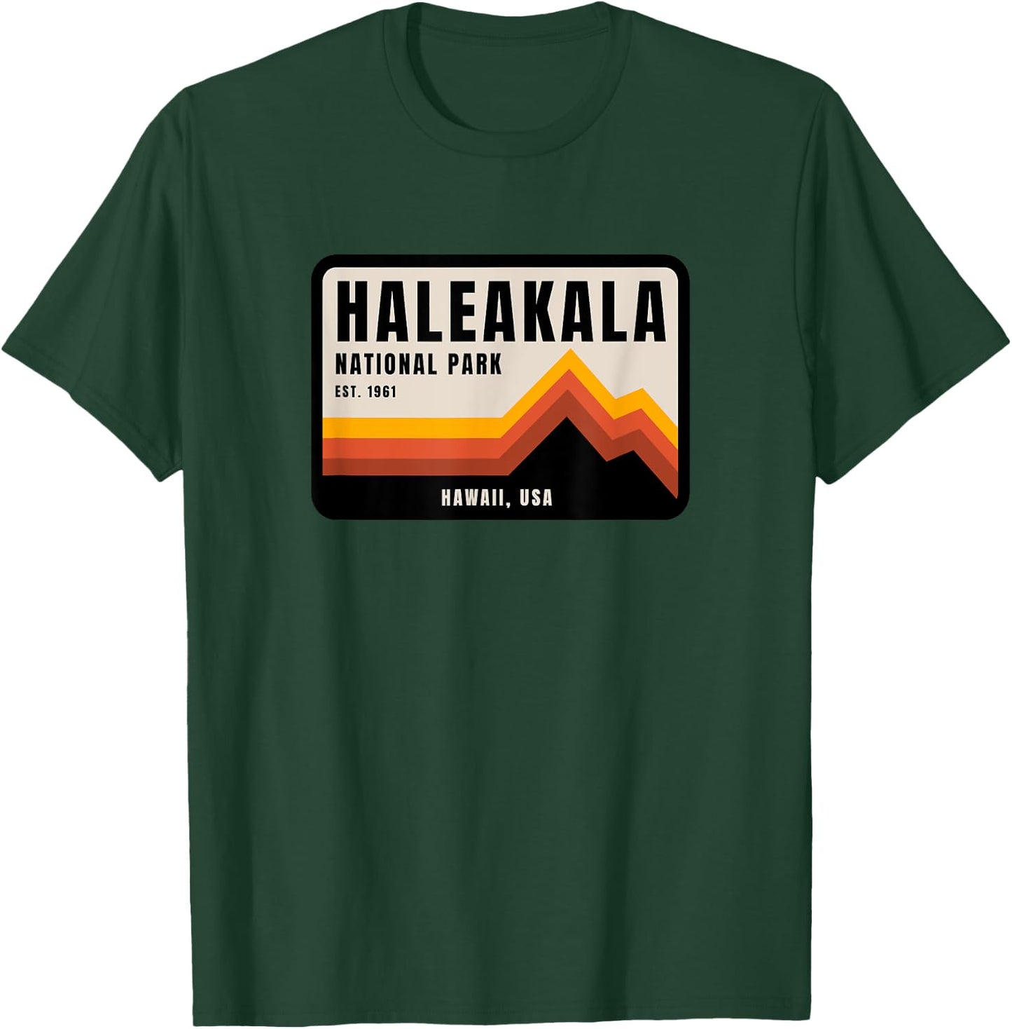 Family Vacation Gift - Retro Haleakala National Park T-Shirt - T-Shirt | Forest