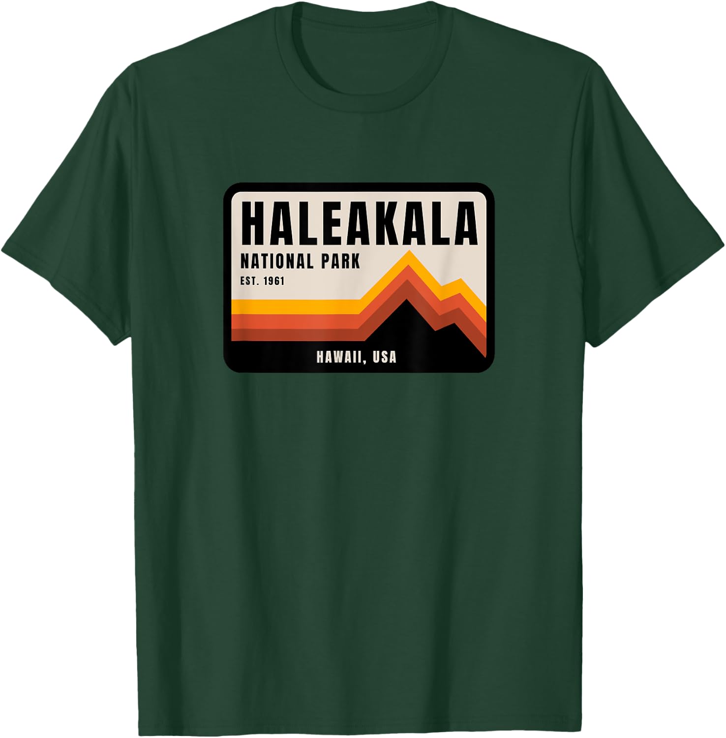 Family Vacation Gift - Retro Haleakala National Park T-Shirt - T-Shirt | Forest