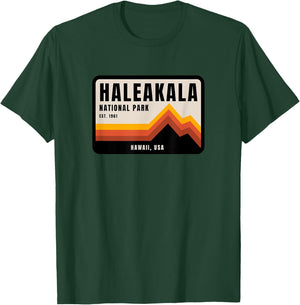 Family Vacation Gift - Retro Haleakala National Park T-Shirt - T-Shirt | Forest