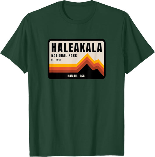 Family Vacation Gift - Retro Haleakala National Park T-Shirt - T-Shirt | Forest