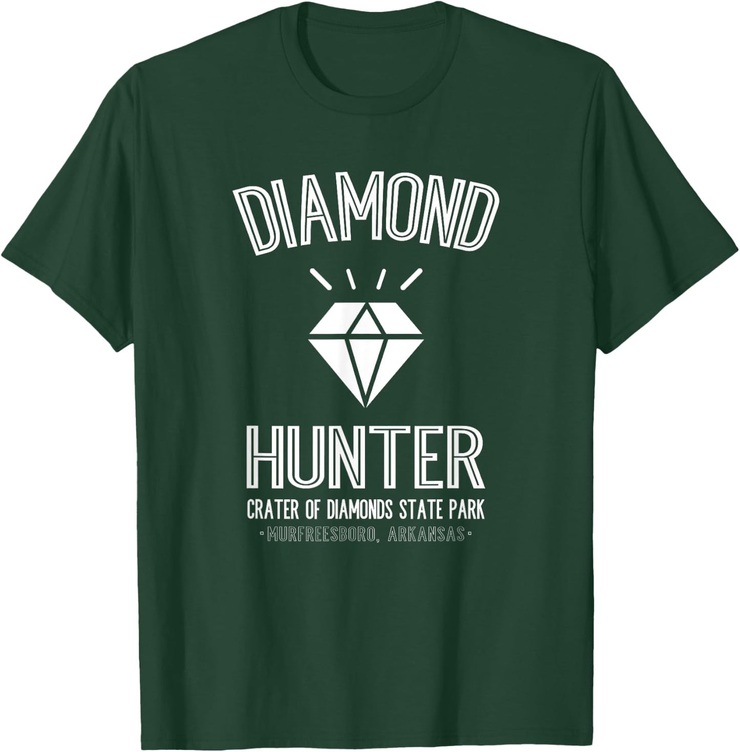 Diamond Hunter Crater Of Diamonds State Park Arkansas T-Shirt - T-Shirt | Forest