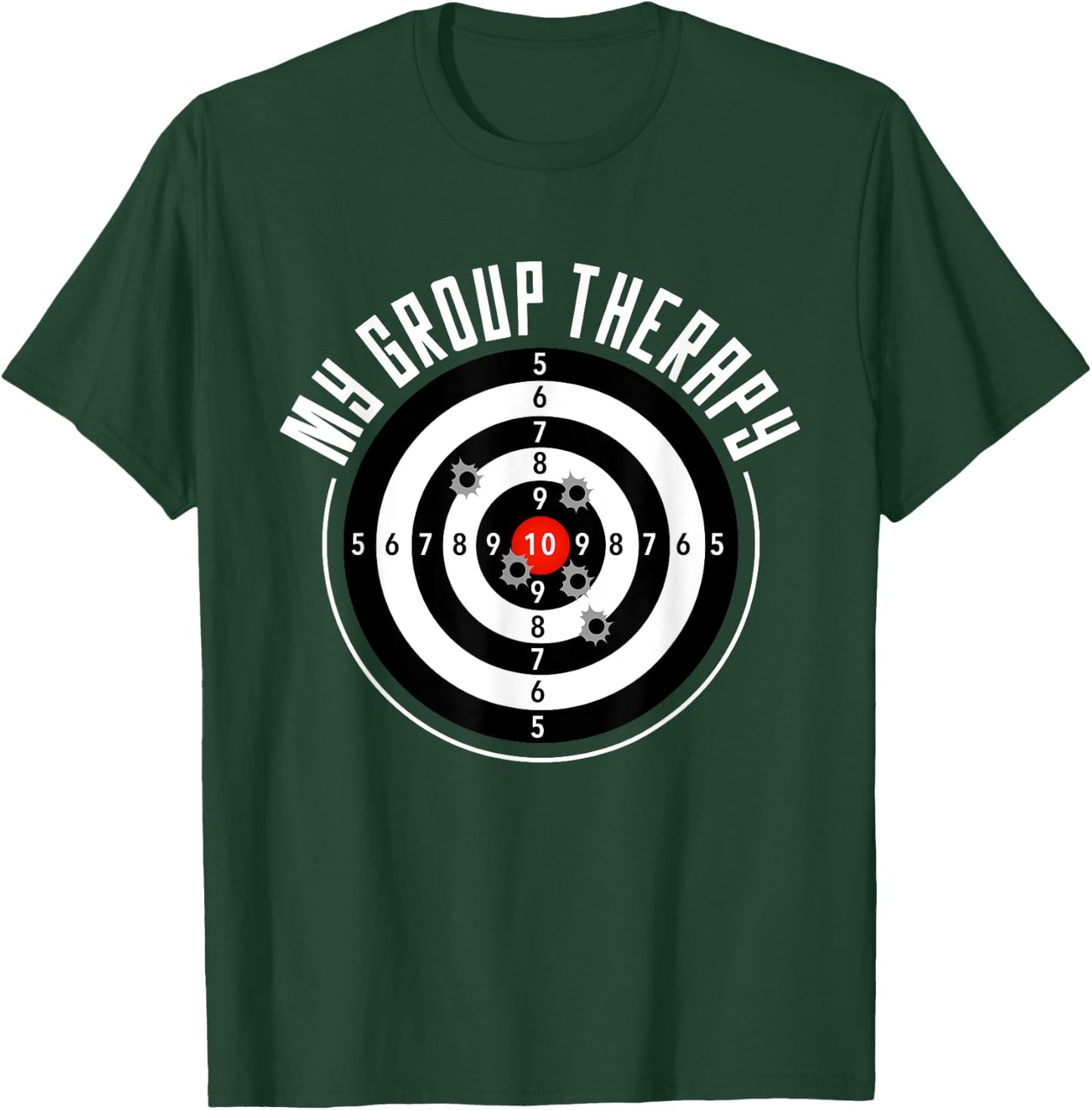 My Group Therapy Funny Gun Shooting Range Gift Women T-Shirt - T-Shirt | Forest