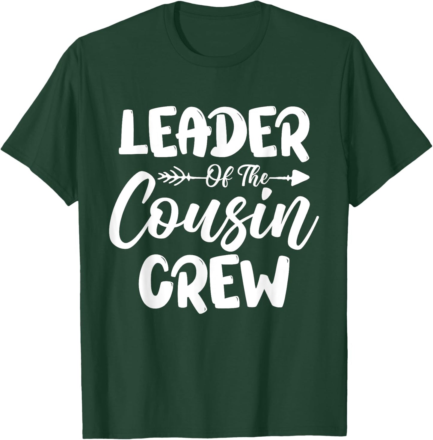 Kids Leader Of The Cousin Crew Toddler Girls Family Reunion T-Shirt - T-Shirt | Forest