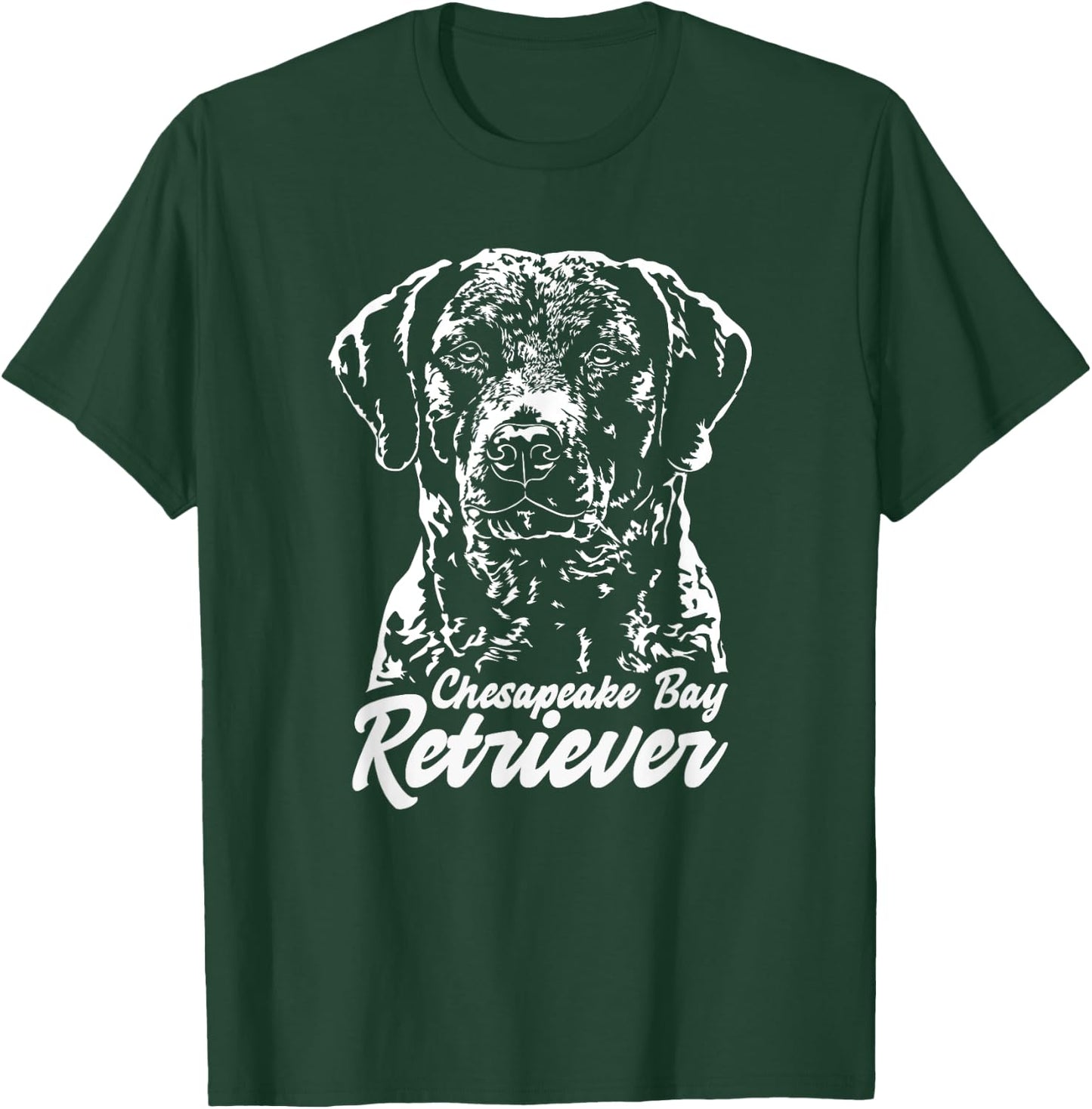 Funny Proud Chesapeake Bay Retriever dog portrait gift Women T-Shirt - T-Shirt | Forest