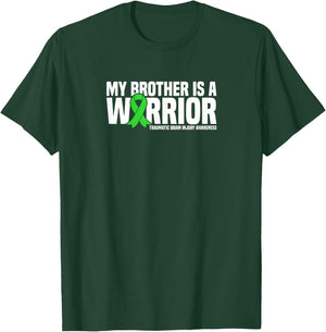 My Brother is a Warrior Traumatic Brain Injury Awareness T-Shirt - T-Shirt | Forest