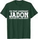 Jadon Personal Name First Name Funny Jadon T-Shirt - T-Shirt | Forest