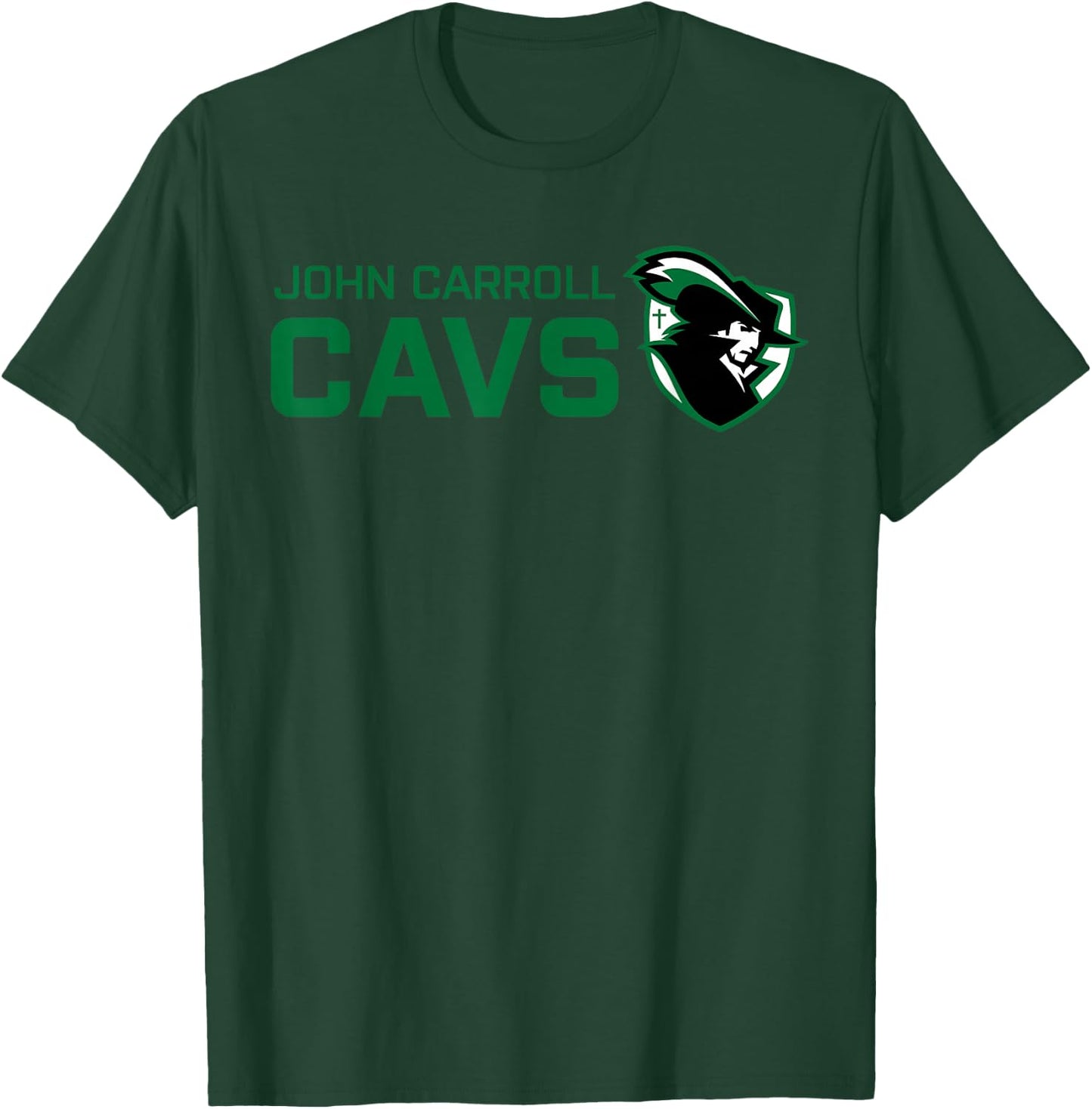 John Carroll Catholic High School Cavaliers T-Shirt - T-Shirt | Forest