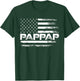 Pappap Gift America Flag Father's day T-Shirt - T-Shirt | Forest