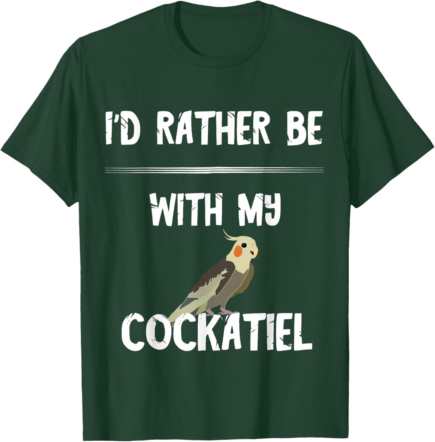 Cockatiel Budgie Bird Owner Parrots Birds T-Shirt - T-Shirt | Forest