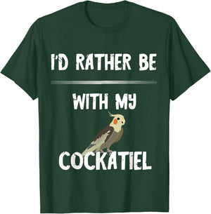 Cockatiel Budgie Bird Owner Parrots Birds T-Shirt - T-Shirt | Forest